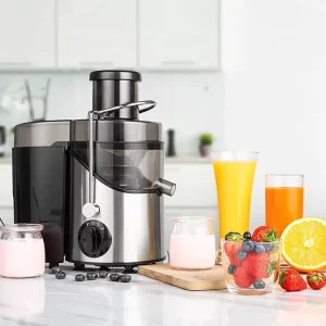 Vegetable Fruit Juicer Extractor Machine Orange Juicer Compact Size Lower Noise Big Mouth Slow Cold Press Juicer