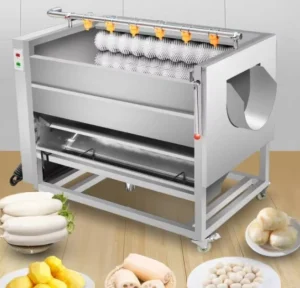 Vegetable Ginger Washing Peeler Potato Cleaning Peeling Machine Carrot Peeling Machine