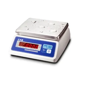 Veidt Weighing CAS 30kg Digital Waterproof Stainless Steel Scale Commercial Kitchen Weight Shop Bench Table Top Weighing Scale