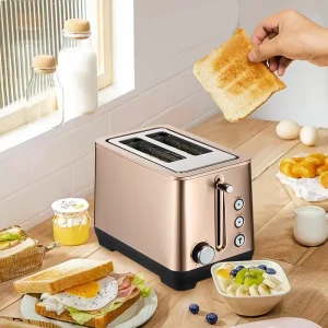 Versatile 2 Slice Toaster with Grill and Sandwich Maker Function