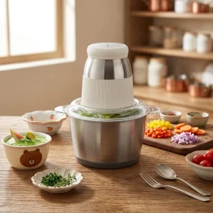Versatile Electric Meat Cutter and Vegetable Chopper High Efficiency Food Processor for Nutritious Cooking