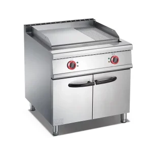 Vertical Double zone Stainless Steel Electric Commercial Grilling Oven Adjustable Height 1/3 Pit Semi pit Semi flat Large Grill