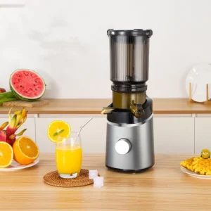 Vertical Fruit Juicer with Rapid Pulping Plastic Housing 200W and Below 80 RPM 400mL Capacity