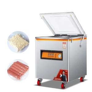 Vertical Portable Vacuum Sealer Machine Bulk Vertical Potato Chips Vegetable Fruit Vacuum Packing Machine