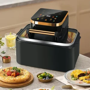 Visual air Fryer 12L Large Capacity Multi-functional Electric Oven French Fries Machine Baking Machine