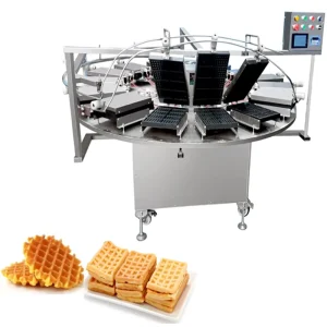 WF Customized Silver Stainless Steel Electric Heart Coin Waffle Maker Egg Roll Large Capacity Easy to Operate 380V