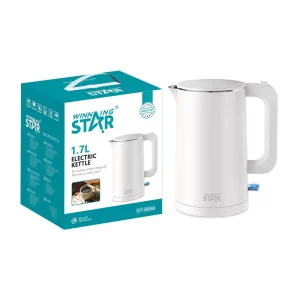 WINNING STAR 1.7L 1500W Stainless Steel Electric Kettle ST 6044 Electric Tea Water Boiler Travelling Water Kettle