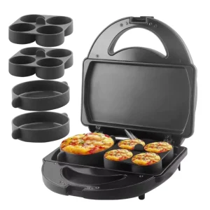 Waffle Bowl Maker Belgian Waffle Maker with Silicone Cake Mould and Waffle Bowl