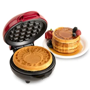 Waffle Maker Iron Belgian Waffle Adjustable Temperature Dial Nonstick Plates Electric Waffle Maker Machine