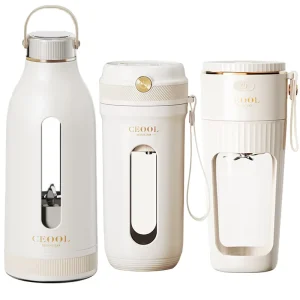 Waterproof Mini Juicer BPA-Free USB Rechargeable Juice Blender Household Mini Blender Portable Fruit Juicer
