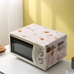 Waterproof Printing Organizer Plastic Dust Cover Microwave Oven Cover for Kitchen