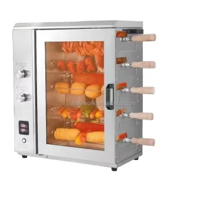 WeWork Chicken Brazilian BBQ Kebab Rotisserie Grill Machine for Home Restaurant Kitchen Chicken Rotisserie Gas Oven