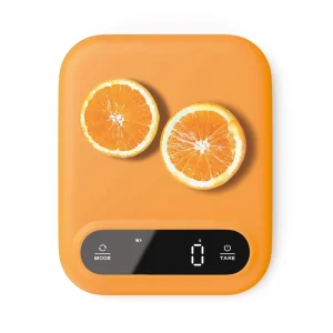 Weighing Digital Smart 5kg Orange Fashion Full Waterproof Food Kitchen Scale Household Scales Color OEM