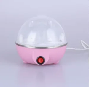 White Egg Boiler with Transparent Cover