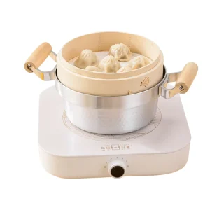 White Square Durable Multifunctional Induction Cooker for Kitchen Cooking