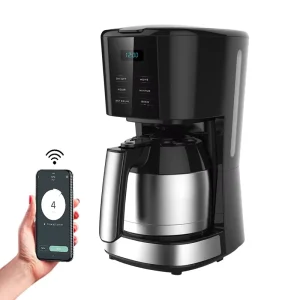 Wifi Coffee Machine 12 Cups Smart Life Programmable Electric Drip Coffee Maker Machine