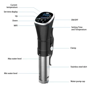 Wifi Control Immersion Circulator Sous Vide Machine for Slow Cooker with IPX7