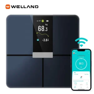 Wifi Smart Phone App IOS Android Personal New Body Fat Scale Tempered ITO Platform Weighing Scales