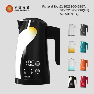 Wireless Electric Thermo Heating Fast Boiling Portable Mini Instant Tea Hot Water Kettle Set for Hospitality Hotel Hostel
