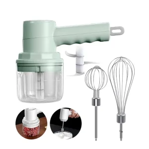 Wireless Rechargeable Portable Mini Mixer Electric Food Processor Blender Hand Held Egg Beater Whisk Mixing Bowl Kitchen
