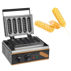 Woomaster Commercial Use or Household Fast Food Equipment Egg Waffle Maker Sticks Hot Dog Waffle