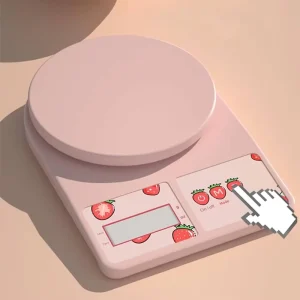 X6 22 Digital Smart Compact Kitchen Scale ABS Material 10KG Capacity for Home Cooking