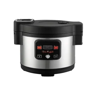 XEOLEO Commercial Rice Cooker 19L Electric Manual Anti-scald Lid Rice Warmer Restaurant Canteen Food Heat Preservation Equipment
