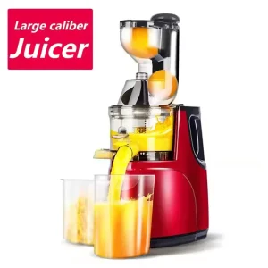 Y526 2 Big Mouth Cold Press Commercial Juicer Electric Household Sugarcane Juicer Extractor Machine Multifunctional Slow Juicer