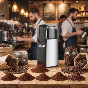 YC 06 Electric Coffee Grinder 60g Stainless Steel Coffee Bean Mill Dry Spice Grinder for Home Kitchen EU Plug