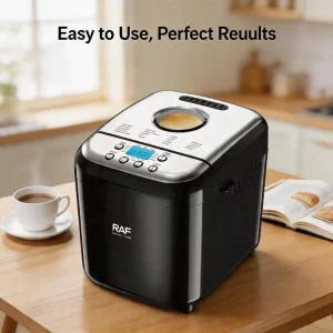 YC 51 Fully Automatic Electric Bread Maker Machine 1.5L Capacity 550W Stainless Steel Dough Kneading Fermentation Household