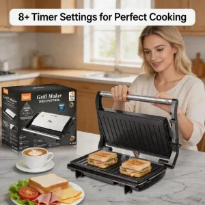 YC-56 Multifunctional Home Breakfast Maker Panini Press Grill Sausage Burger Sandwich Machine Non Stick Fast Heating 1200W