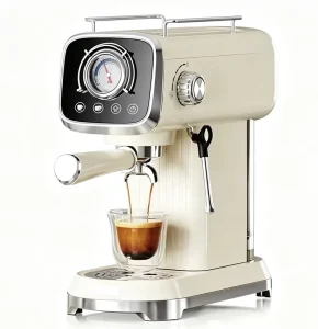 YK KFJ 8819 20Bar 1350W Coffee Maker Programmable Function 2 Cup Capacity Instant Heating Dual Use Espresso Steam
