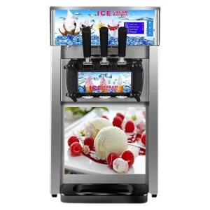 Yogurt Soft Serve Ice Cream Making Machine Commercial Stainless Steel Ice Maker