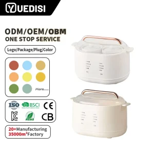 Yuedisi OEM ODM Customized Electric Egg Cooker Steamer 7 Eggs Rapid Boiler Auto Shut Off BPA Free Mini Electric Cooking Steamer