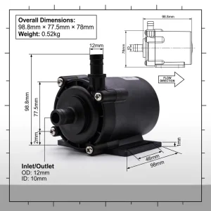 ZKSJ DC55I Intelligent DC Submersible Pump Energy Saving 20 Speed Frequency Converter Pump for Fresh & Seawater