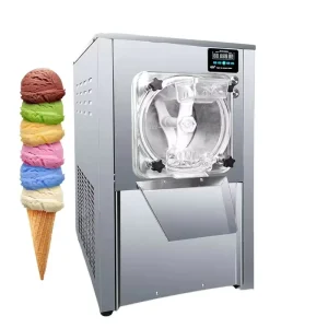 ZM A500 New Commercial Stainless Steel Table Top Ice Cream Maker Machine with Milk High Productivity Italian Style
