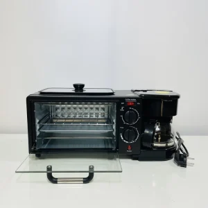 a Household Three in One Multifunctional Breakfast Machine with Oven