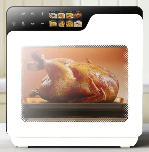foshan kitchen self clean air fry oven with roast meat and chicken