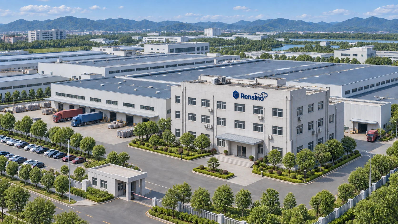 Aerial view of the RENSINO appliance park